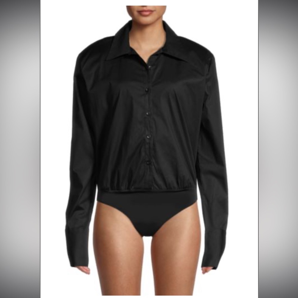 Danielle Bernstein | Button Down Bodysuit